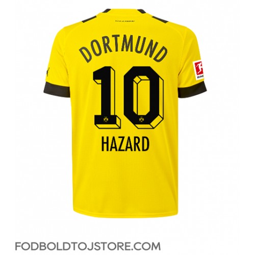 Borussia Dortmund Thorgan Hazard #10 Hjemmebanetrøje 2022-23 Kortærmet